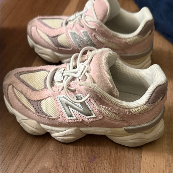New Balance Other - New Balance Kids Pink & Cream Suede Mesh Sneakers